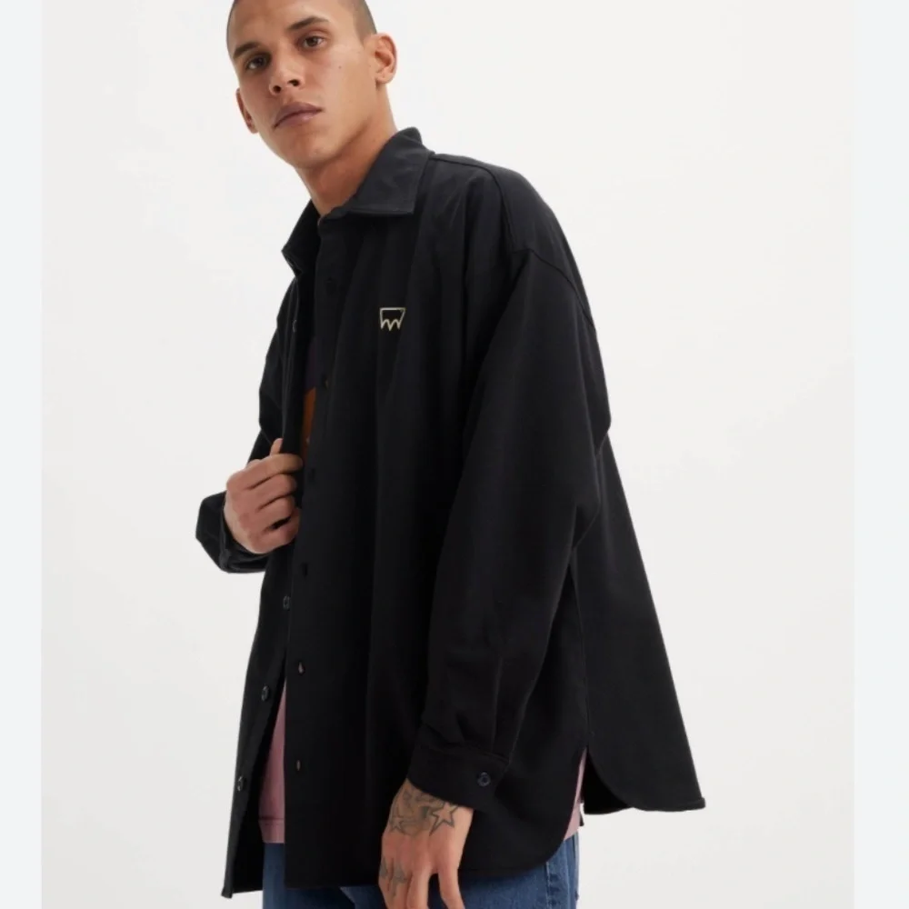 Levi's Skateboarding Relaxed Fit Button-Up Fleece Size Large NWT